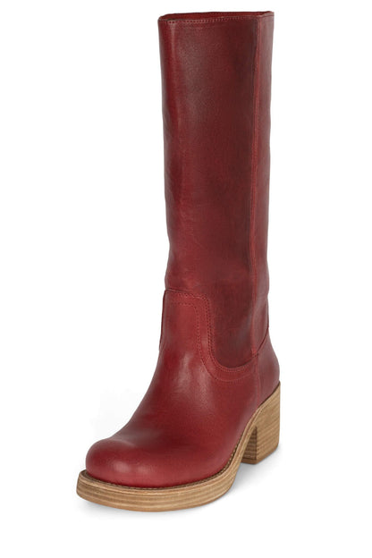 Jeffrey Campbell REFLECT-TN Heeled Boot - Red