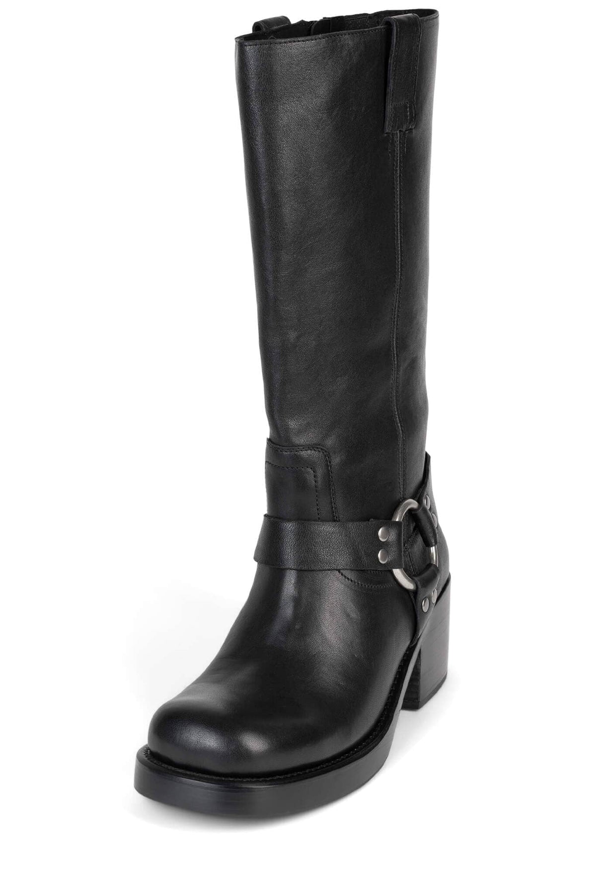 Jeffrey Campbell MIRROIRE Knee-High Boots - Black