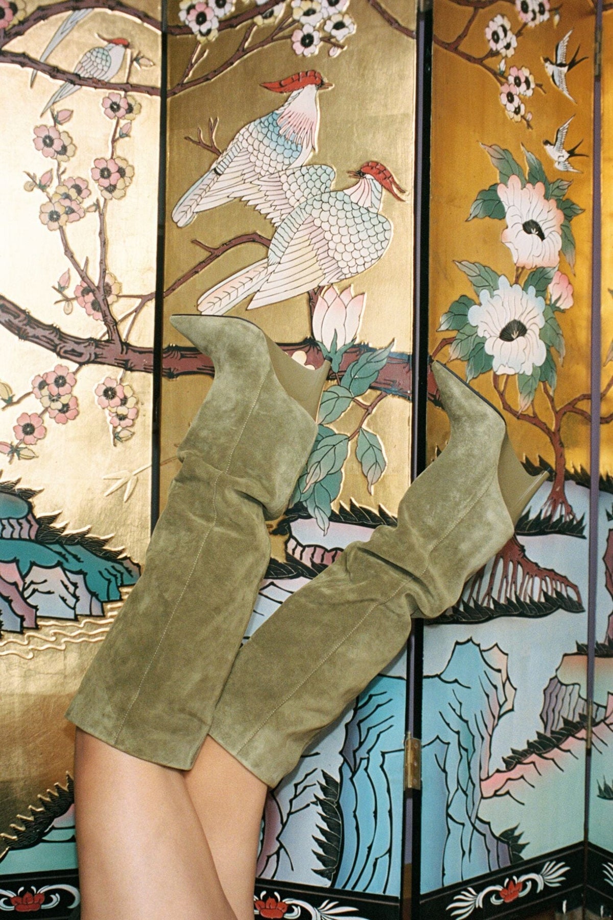 Jeffrey Campbell SELWYN - Khaki Suede