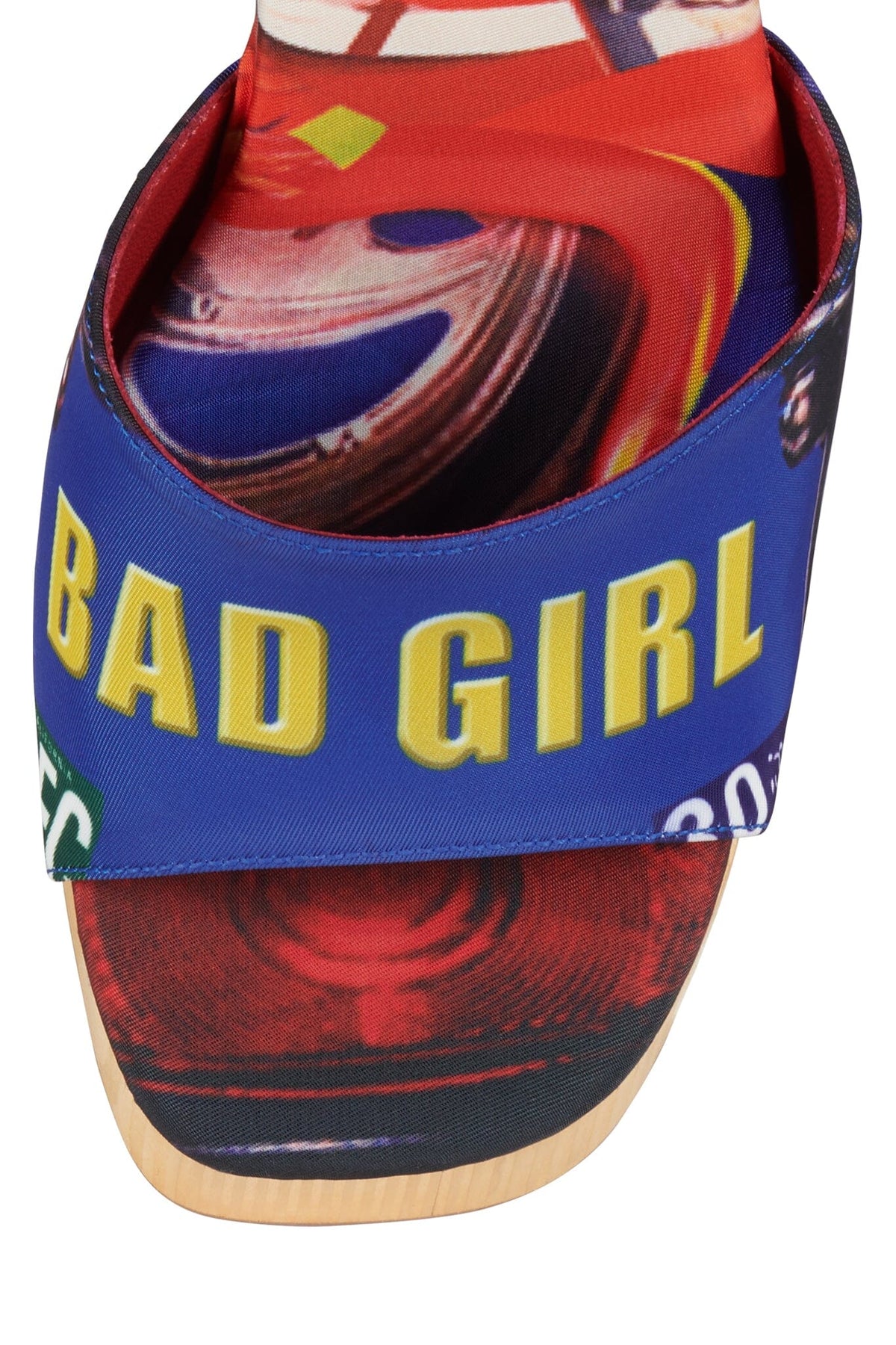 Jeffrey Campbell FLAG-GIRL Platform Sandal - Bad Girl Combo