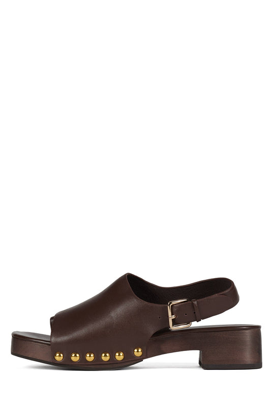 Jeffrey Campbell PIPPER Heeled Sandal - Coffee