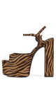 Beige Brown Zebra