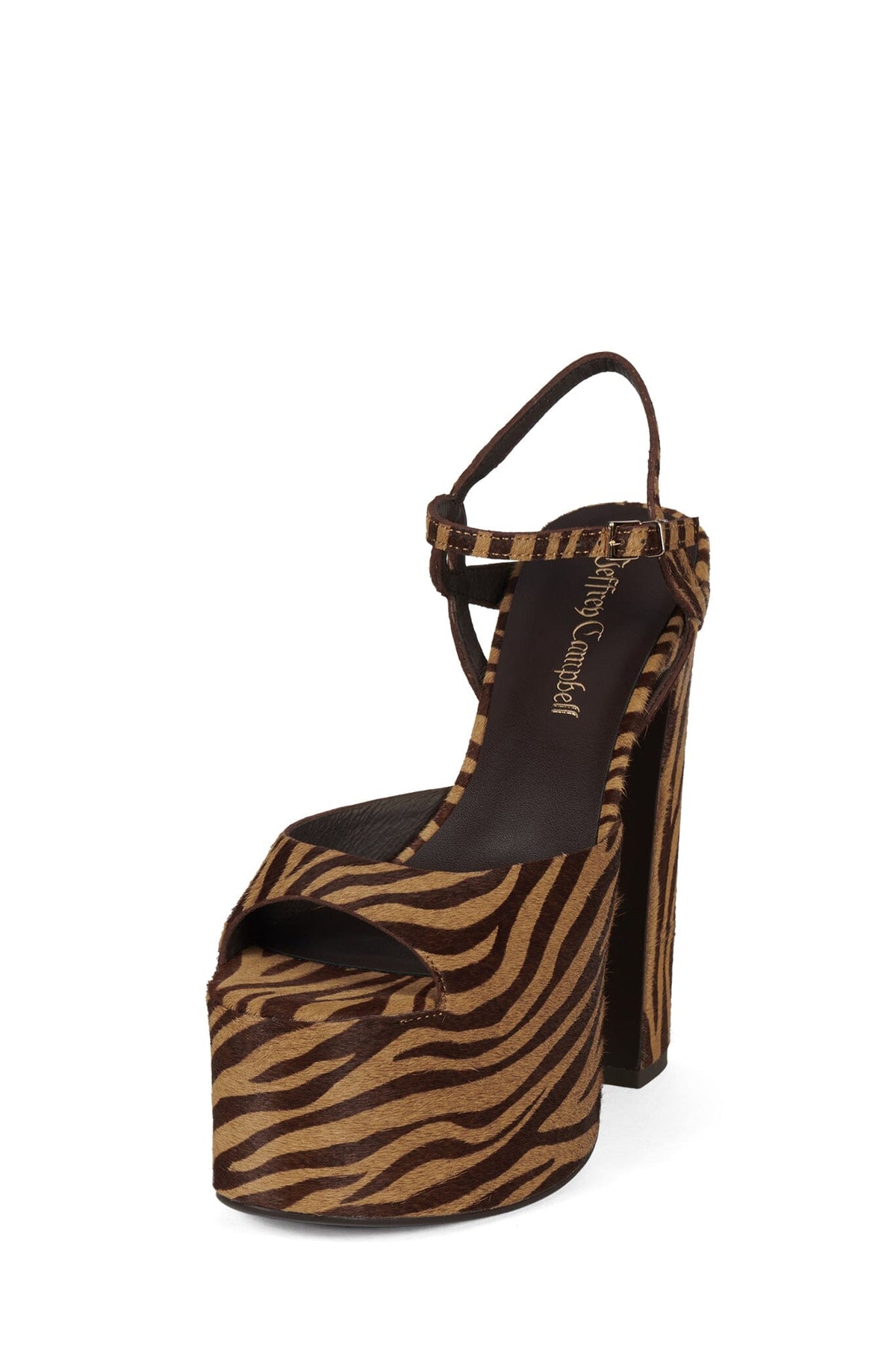 Jeffrey Campbell EVERLAST-F - Beige Brown Zebra