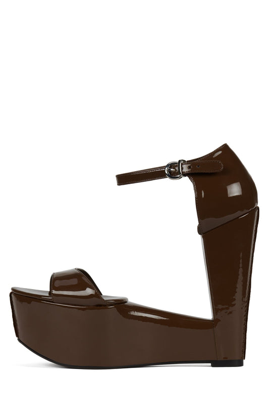 Jeffrey Campbell SO-DOWN - Brown Patent