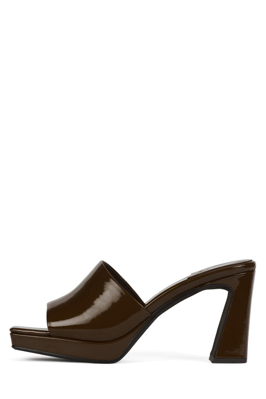 Jeffrey Campbell DRESS-CODE - Dark Brown Patent