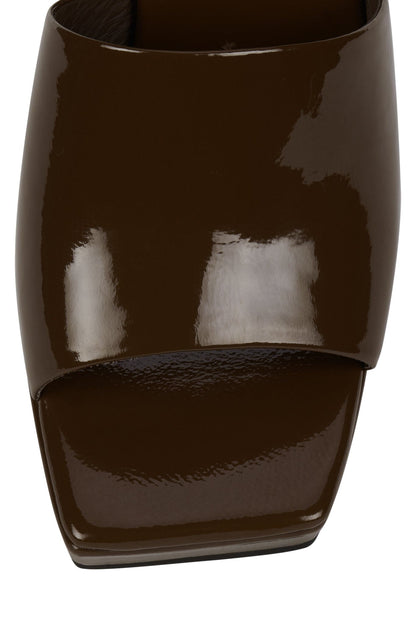 Jeffrey Campbell DRESS-CODE - Dark Brown Patent
