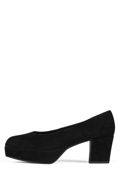 Jeffrey Campbell CHAPTERS Platform Pump - Black Suede