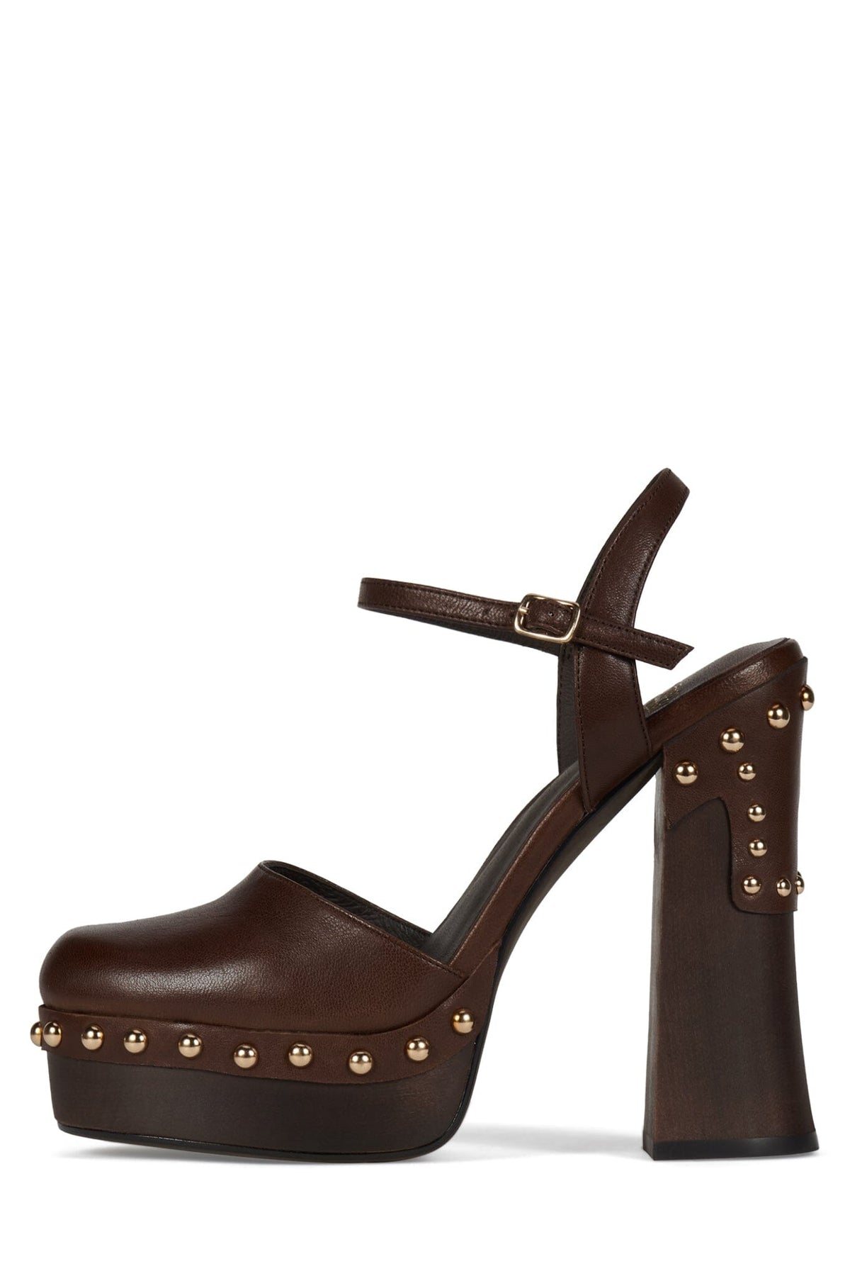 Jeffrey Campbell EXTROVERT Platform Pump - Coffee Gold