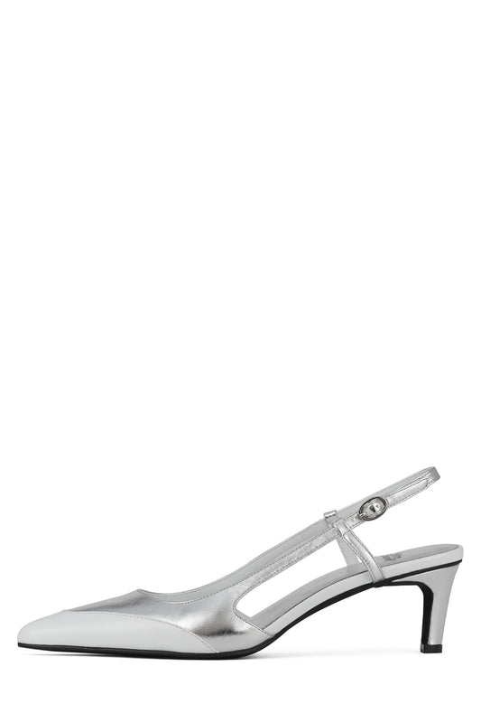 Jeffrey Campbell BOOSHKY - Silver White Combo