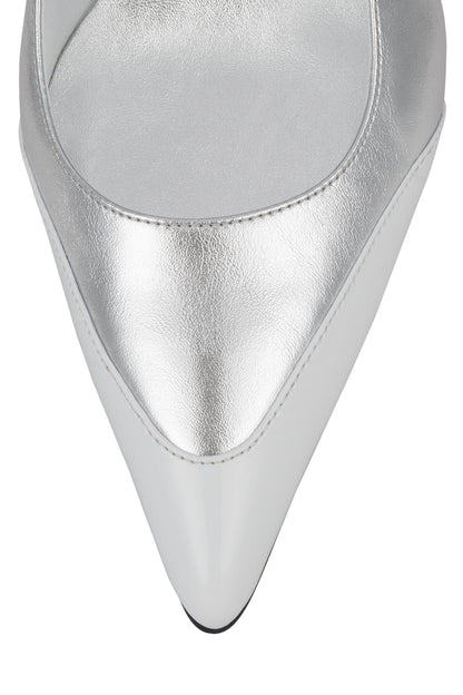 Jeffrey Campbell BOOSHKY - Silver White Combo