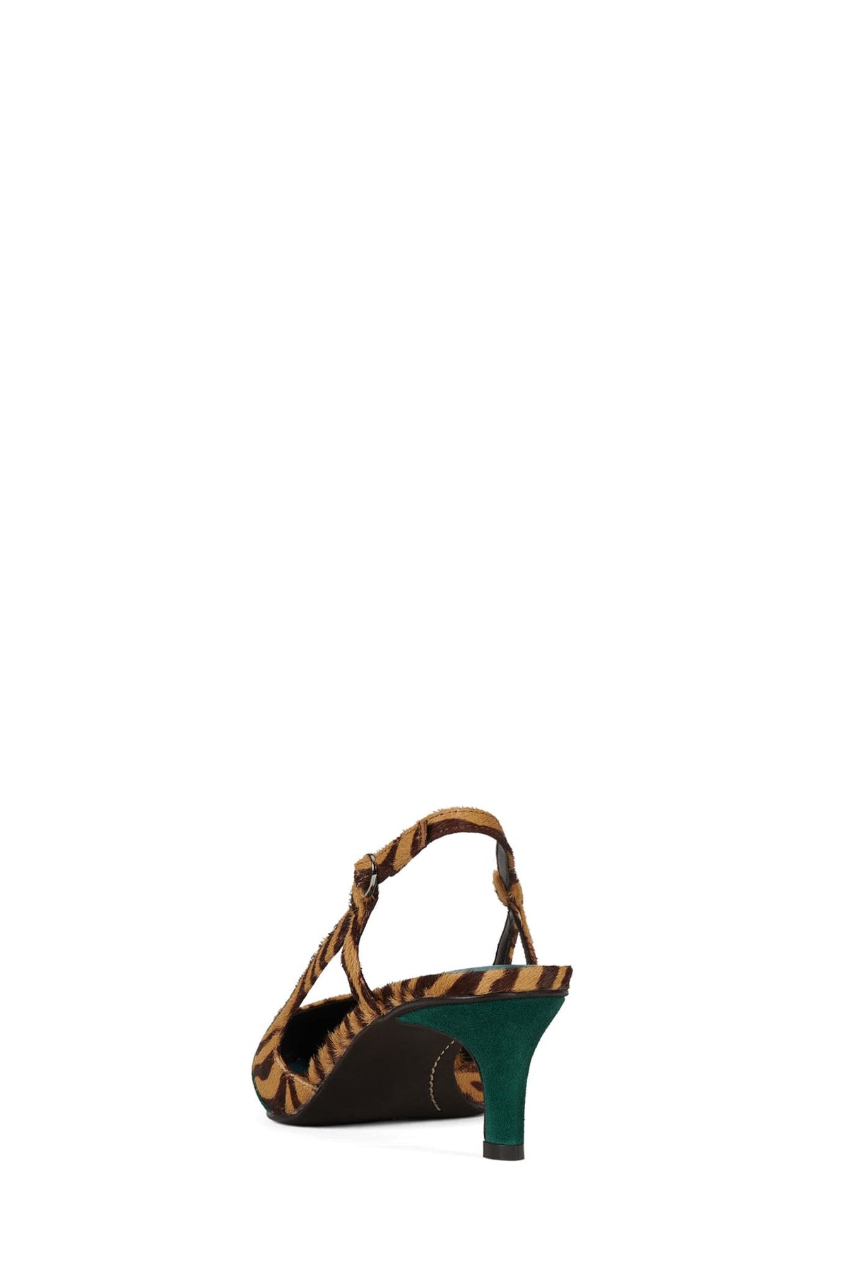 Jeffrey Campbell BOOSHKY-F - Beige Zebra Turquoise