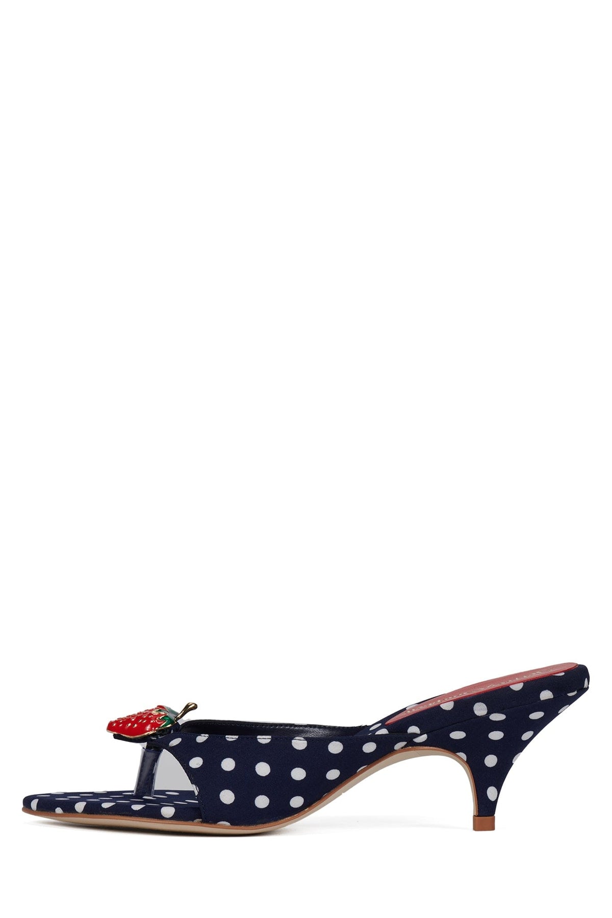 Jeffrey Campbell SHORTCAKE2 - Navy White Polkadot