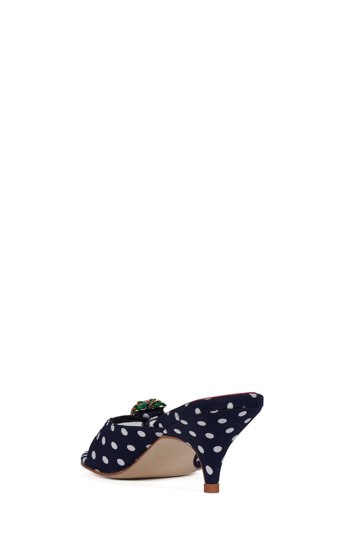 Jeffrey Campbell SHORTCAKE2 - Navy White Polkadot