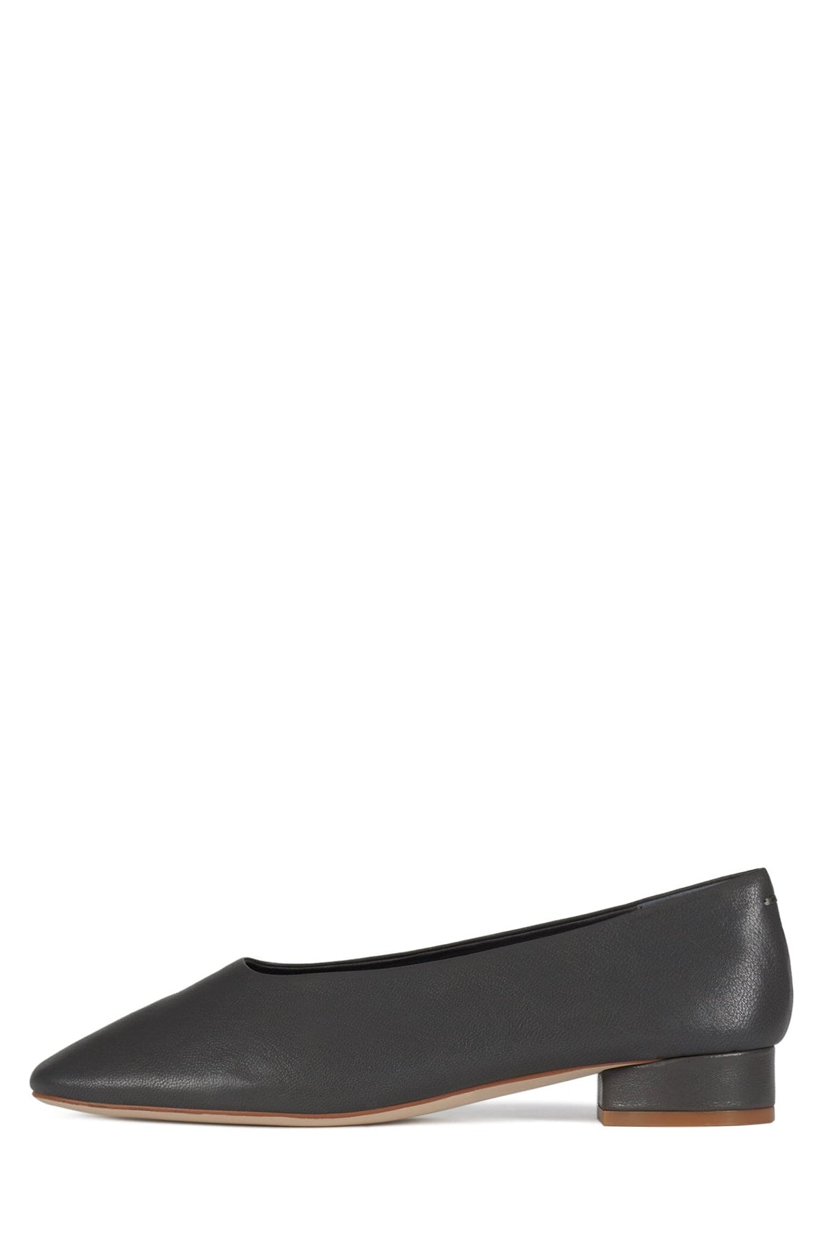 Jeffrey Campbell TRUSTEE Block Kitten Heel - Grey