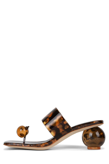 Jeffrey Campbell LATUS Heeled Sandal - Tortoise
