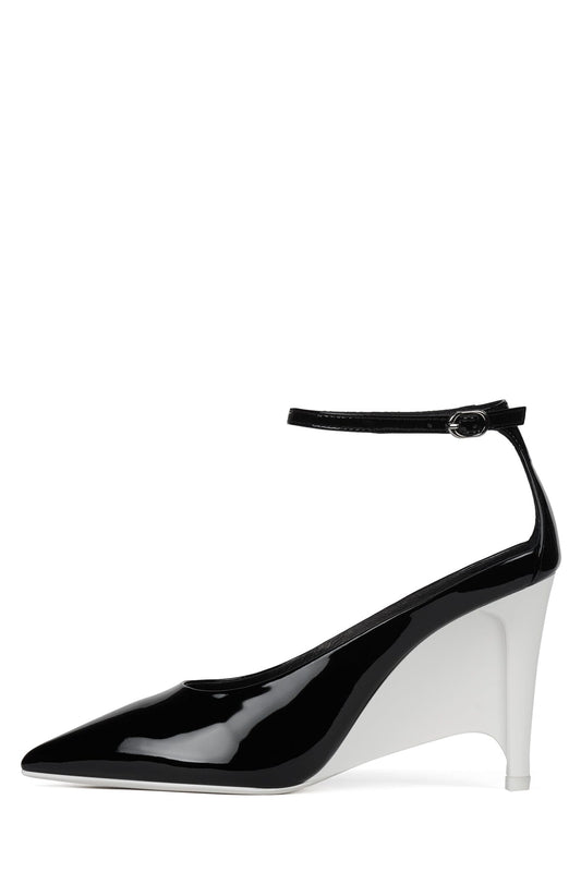 Jeffrey Campbell SCULPTED - Black Patent