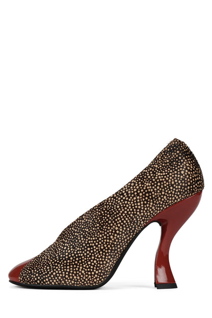 Jeffrey Campbell AMUSING-F - Black White Dot Teal