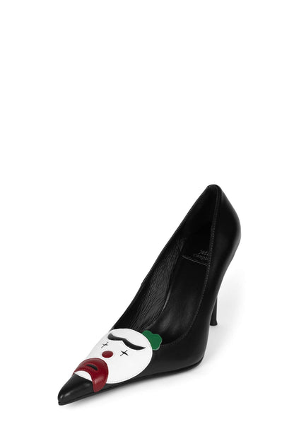 Jeffrey Campbell FUNNY-MAN Stiletto Pump - Black Combo