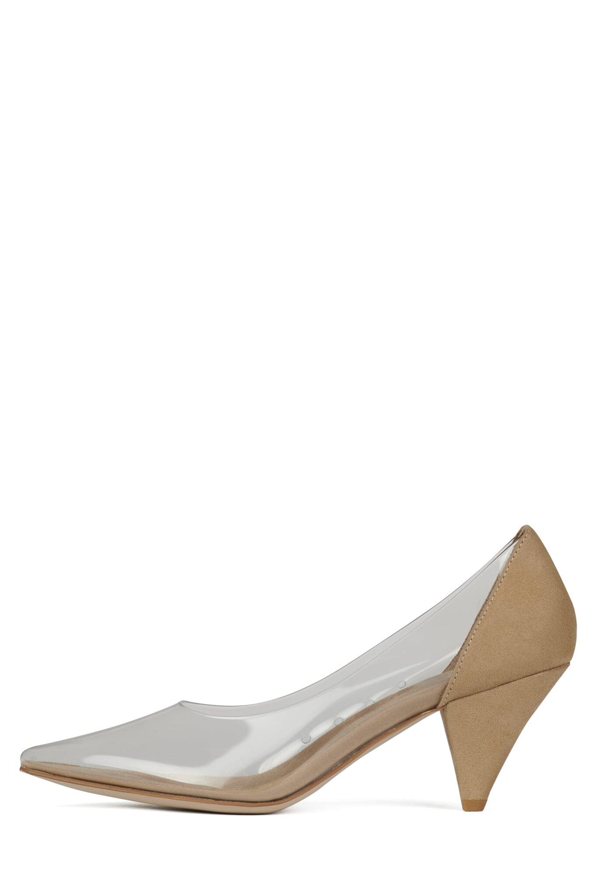 Jeffrey Campbell GRAPHIX - Coffee Suede Combo
