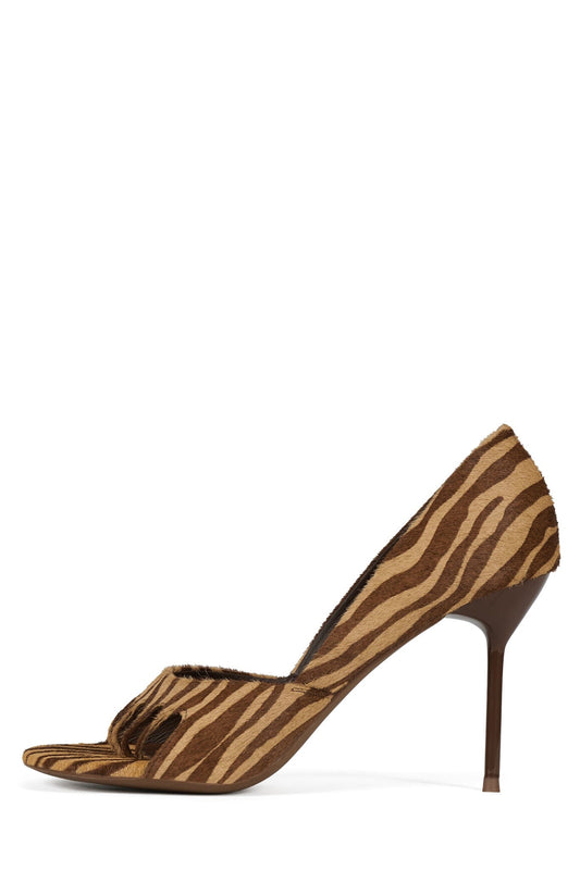 Jeffrey Campbell PHASES-F - Beige Brown Zebra