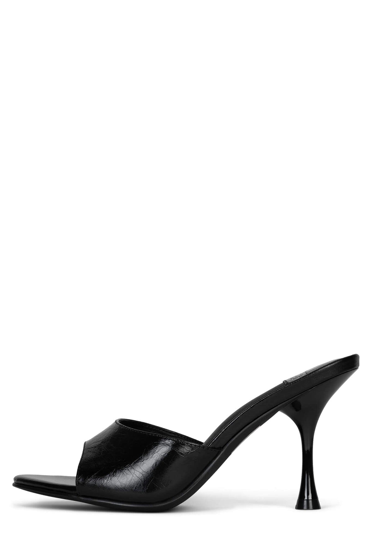 Jeffrey Campbell AGENT Heeled Sandal - Black Crinkle