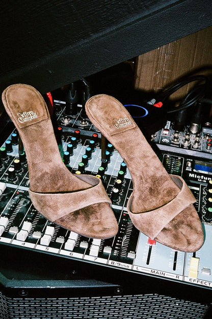 Jeffrey Campbell CE-SOIRE Sandals - Brown Suede