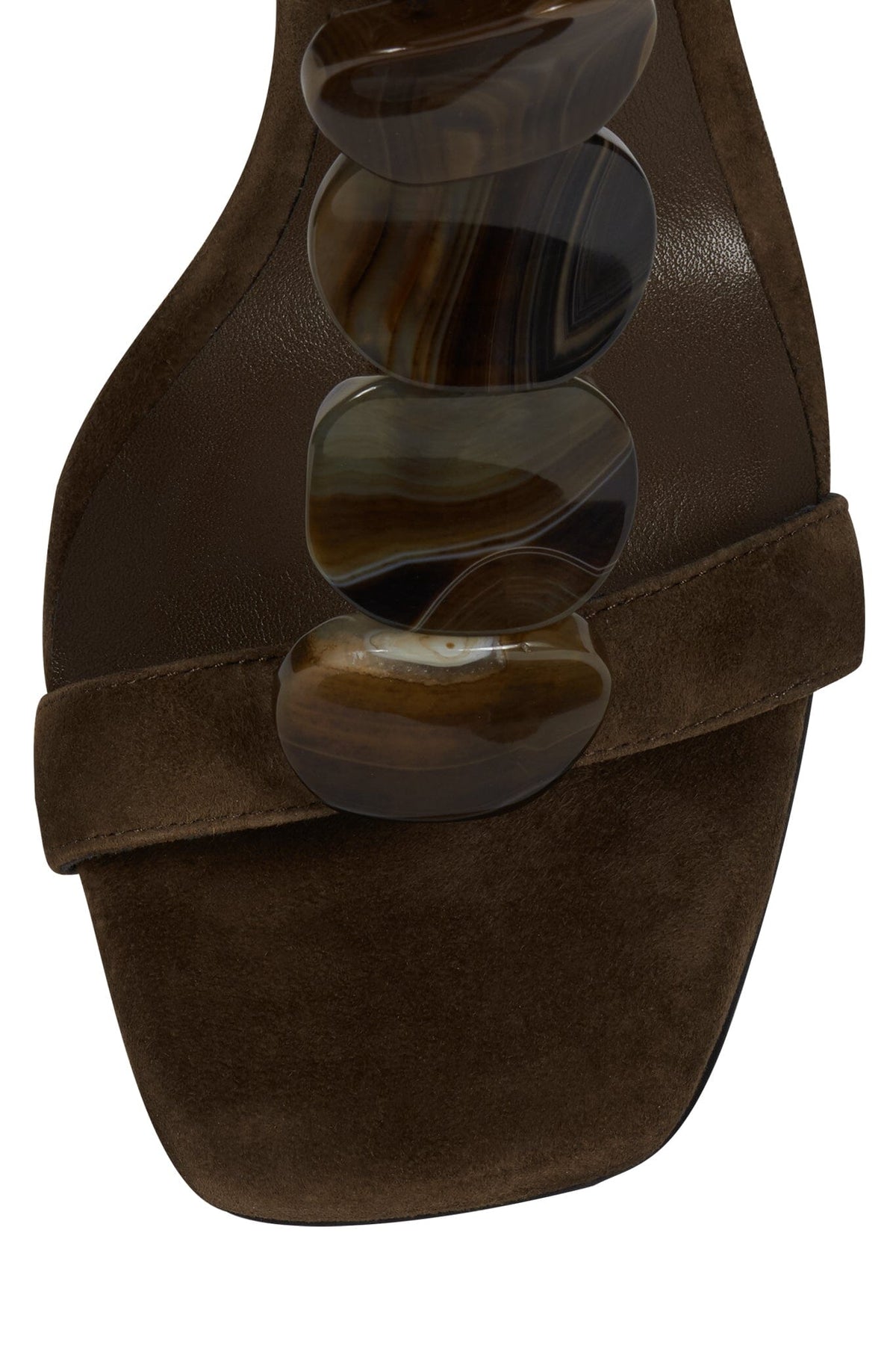 Jeffrey Campbell PALMA Wedge Sandal - Espresso Suede