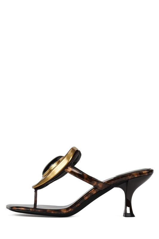 Jeffrey Campbell BAZAAR-MH - Tortoise Patent Gold