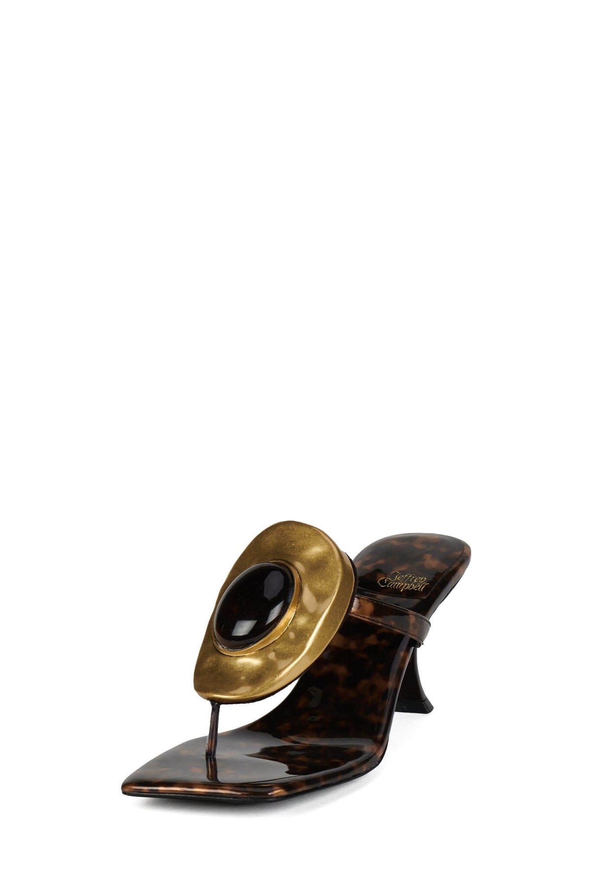 Jeffrey Campbell BAZAAR-MH - Tortoise Patent Gold