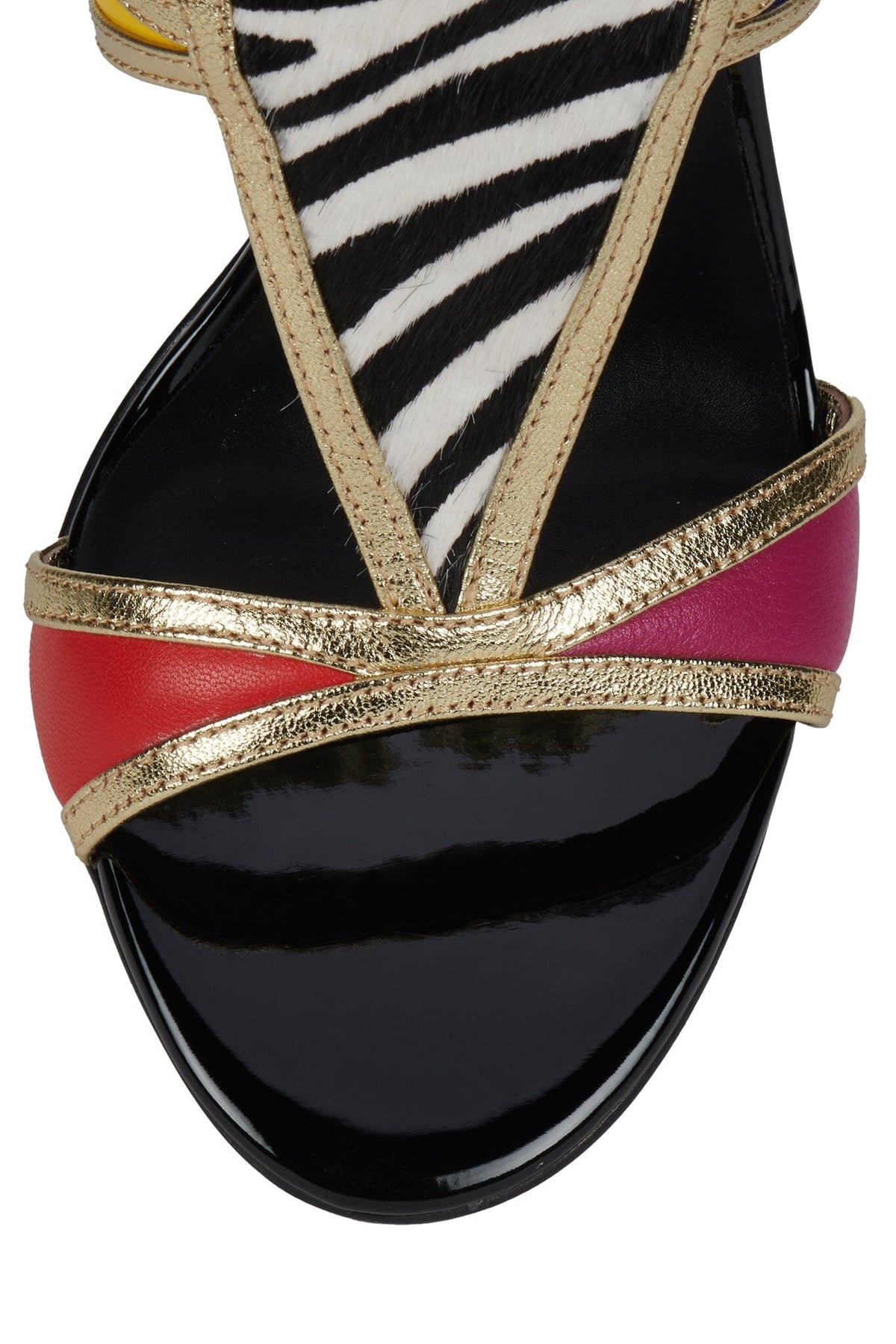 Jeffrey Campbell KALEIDO-F - Gold Zebra Multi