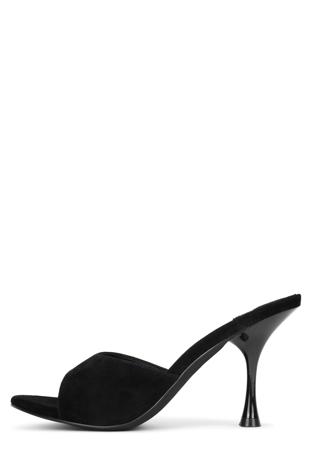 Jeffrey Campbell AGENT Heeled Sandal - Black Suede