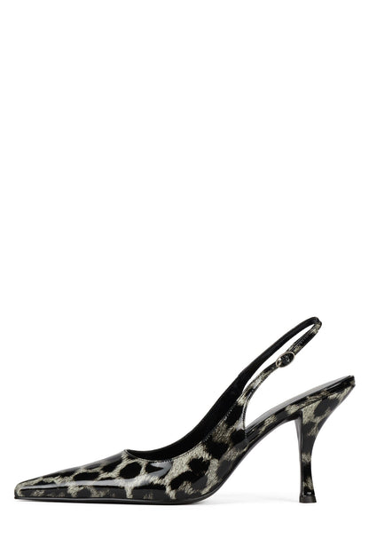 Jeffrey Campbell MILLY - Grey Leopard Patent