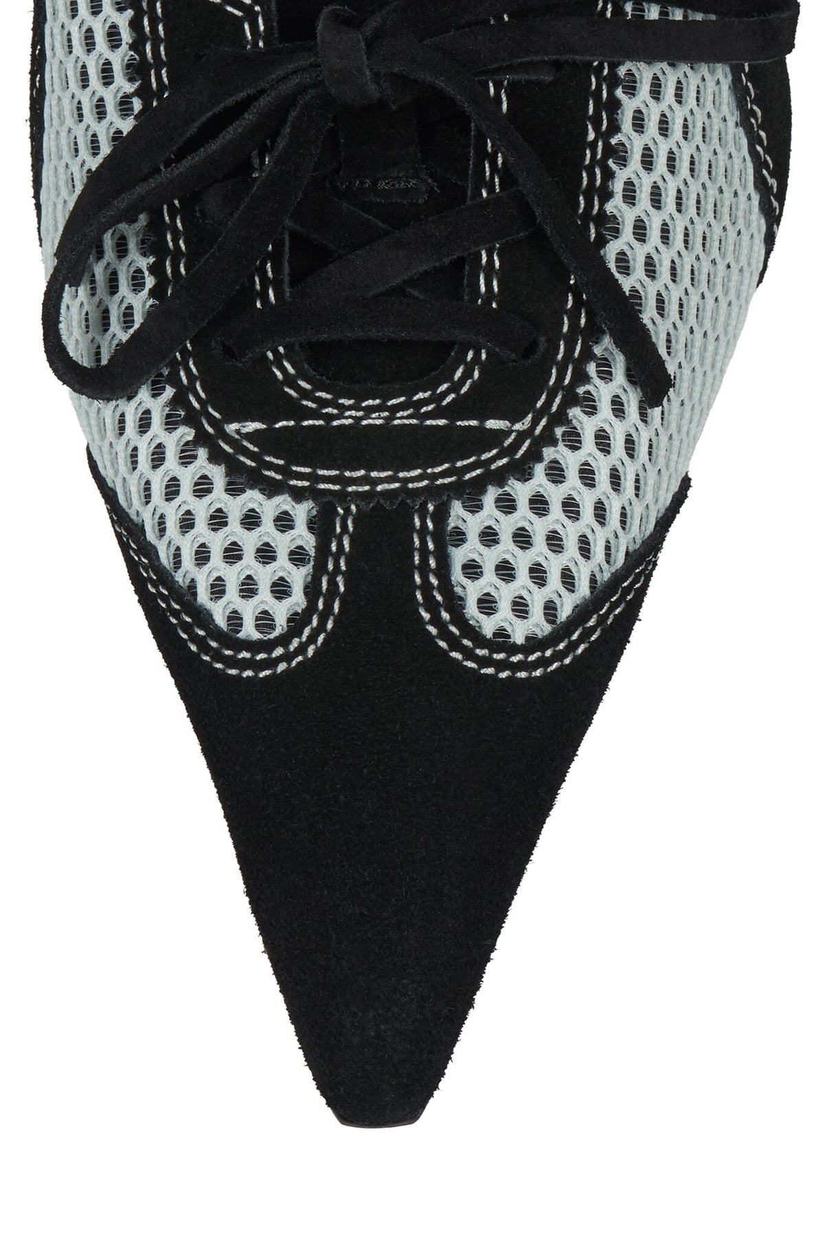 Jeffrey Campbell LACES - Ice Black Combo