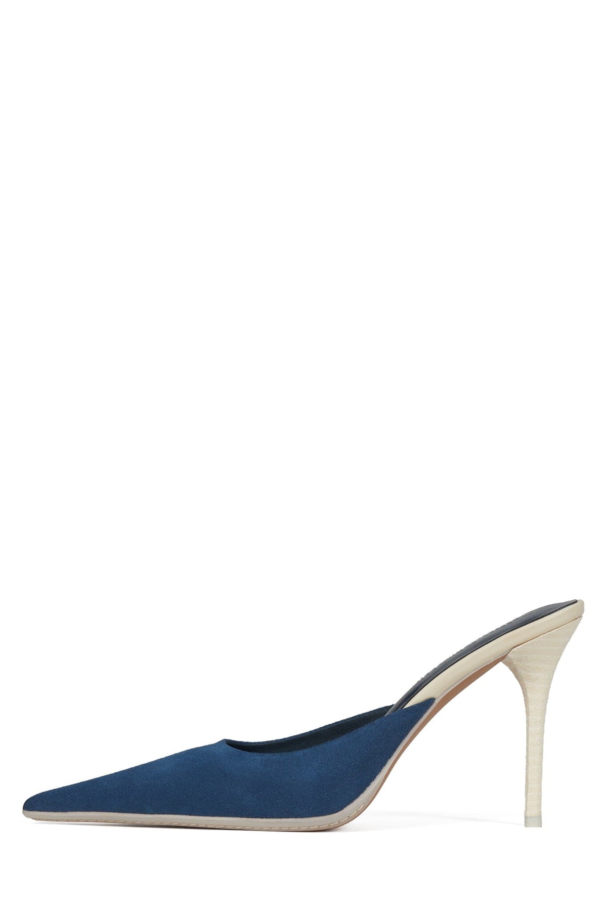 Jeffrey Campbell DELIBERATE - Blue Suede White Stack