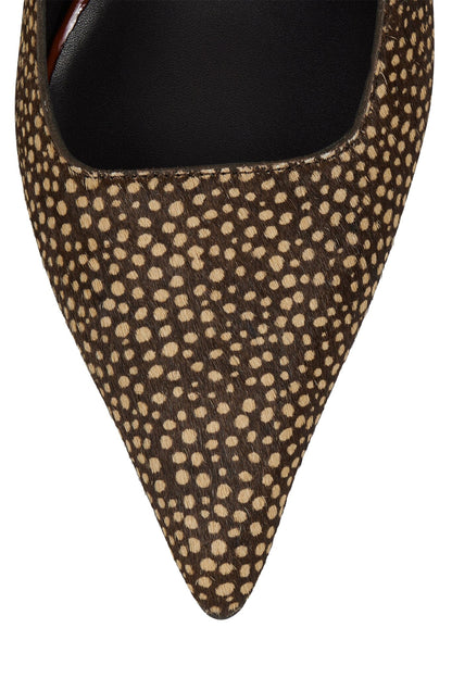 Jeffrey Campbell TANYA-F - Brown Dot Red Combo