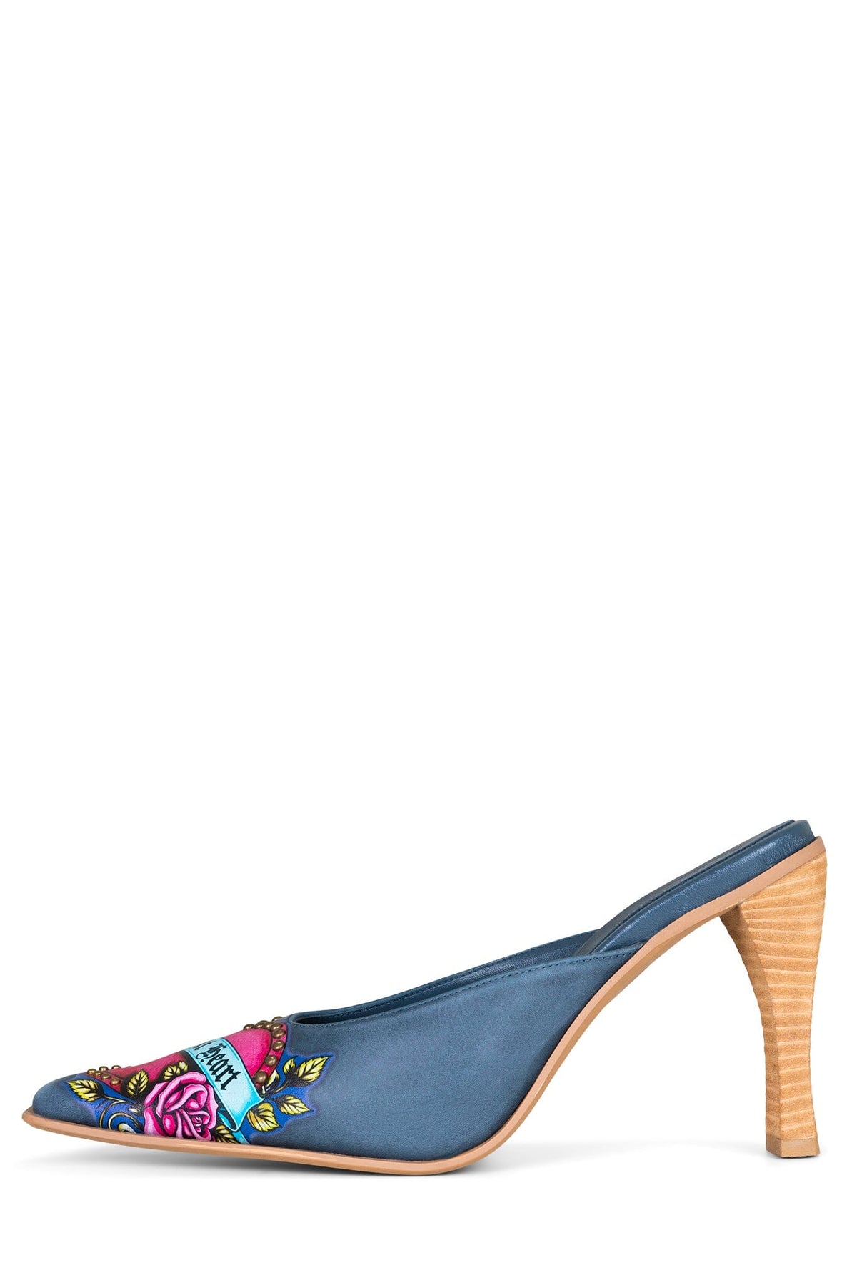 Jeffrey Campbell SLEUTH Heeled Mule - Banana Wild Combo