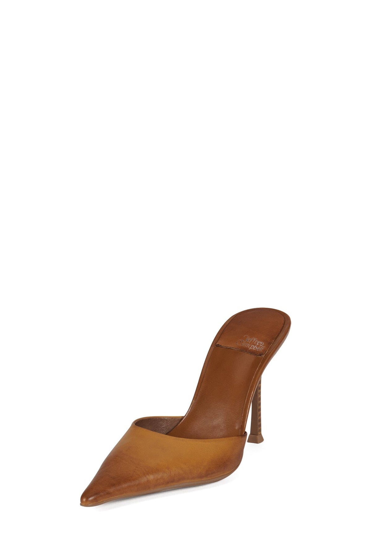 Jeffrey Campbell ROBYN Heeled Mule - Tan Ruboff