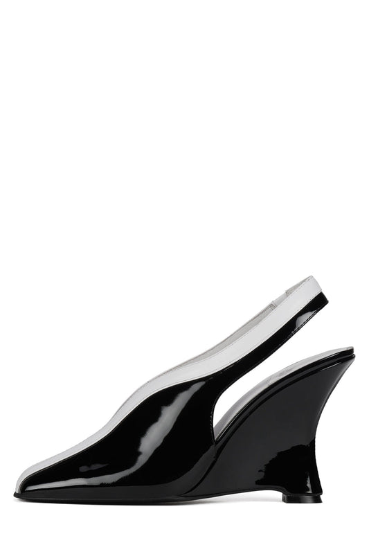 Jeffrey Campbell STRAITS - Black White Combo