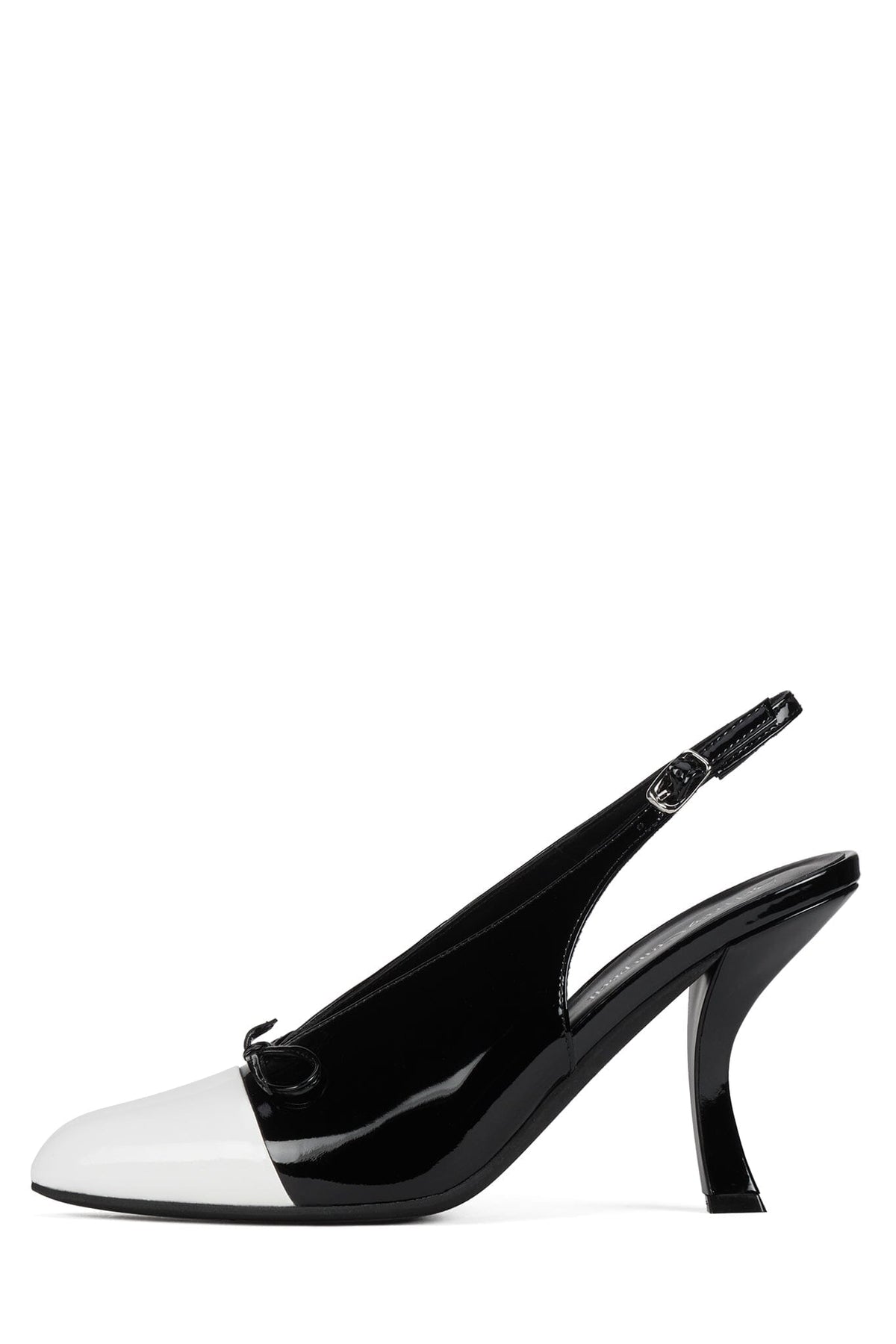 Jeffrey Campbell CHAI - White Patent Black Patent