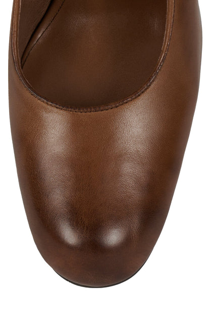Jeffrey Campbell AUDRINA Heeled Mule - Brown Ruboff
