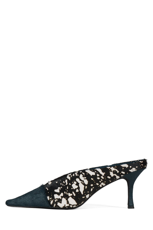 Jeffrey Campbell INVESTOR-F - Black White Blue Combo