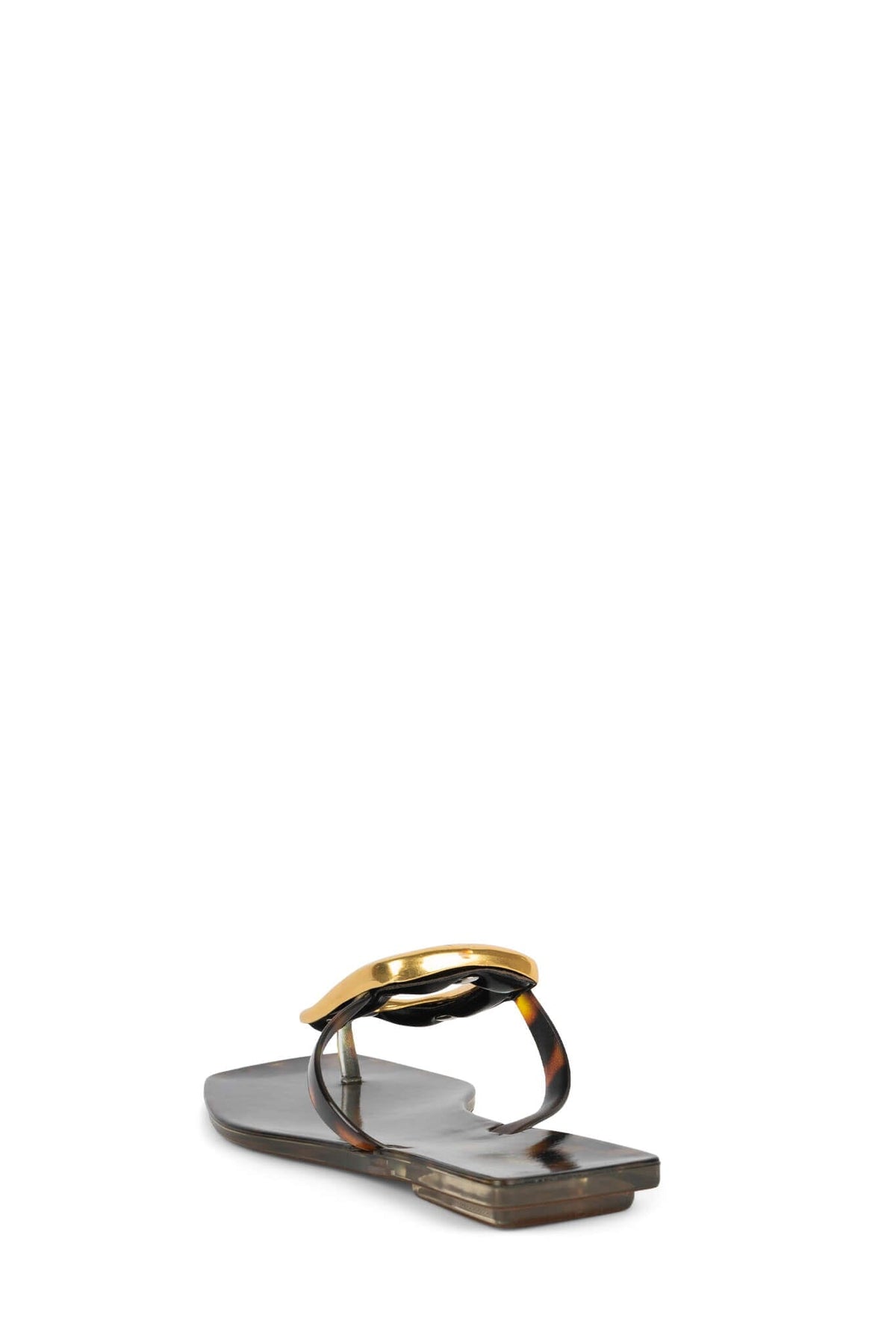 Jeffrey Campbell LINQUES-J Jelly Sandal - Tortoise Gold