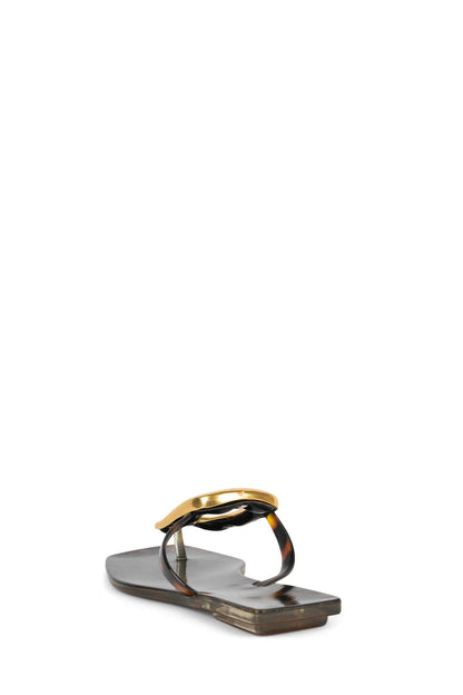 Jeffrey Campbell LINQUES-J Jelly Sandal - Tortoise Gold